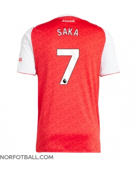Billige Fotballdrakt Arsenal Bukayo Saka #7 Replika Hjemmedrakt 2025-26 Kortermet